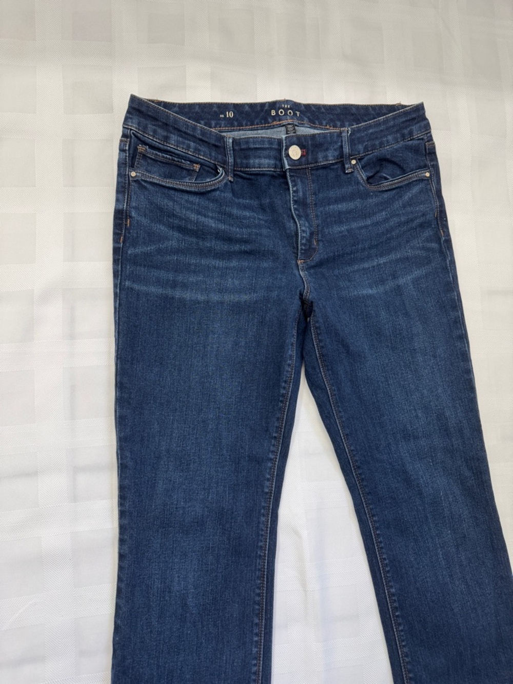 White House Black Market Indigo Boot Cut Jeans - Picture 4 of 16